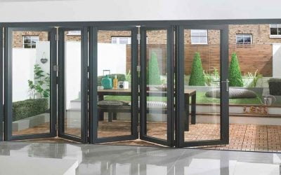 Pintu Aluminium Kaca Lipat